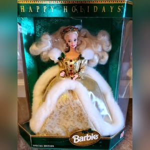 BRAND NEW HAPPY HOLIDAYS 1994 SPECIAL EDITION BARBIE WITH RARE BOX ERROR!
